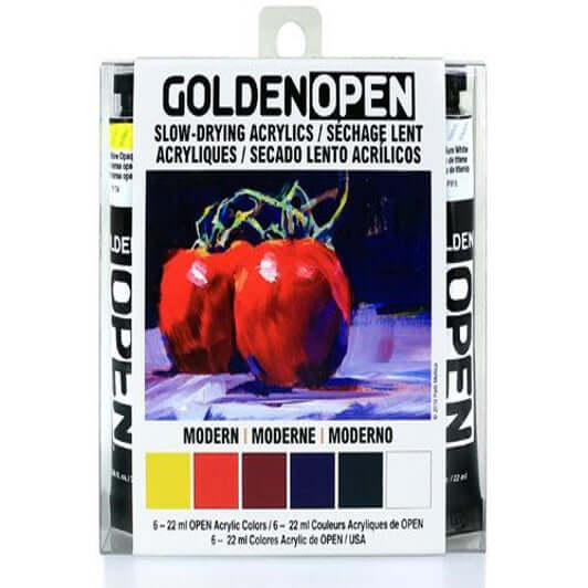 Golden Akrylmaling Golden Open modern color set 6x22ml