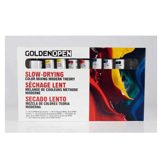 Golden Akrylmaling Golden Open sæt 7x22ml 1x59ml