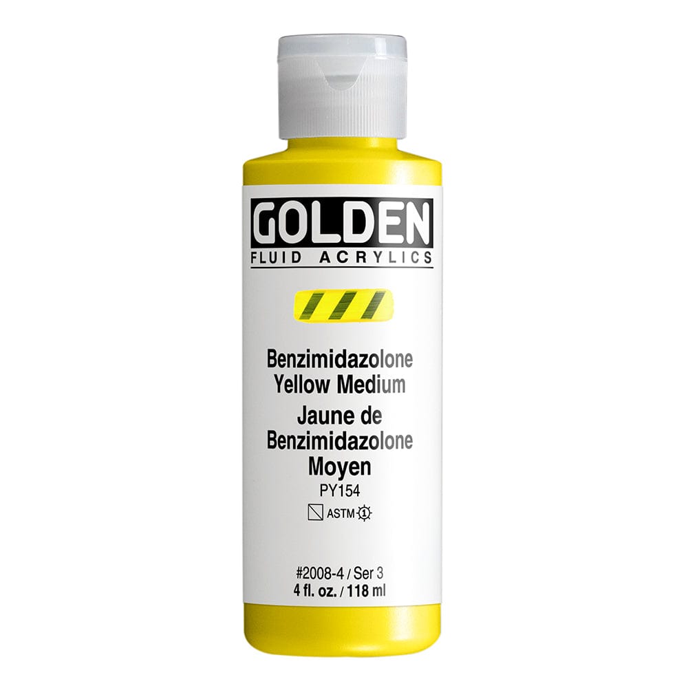 Golden Fluid 118ml Benzimidazolone Yellow Medium