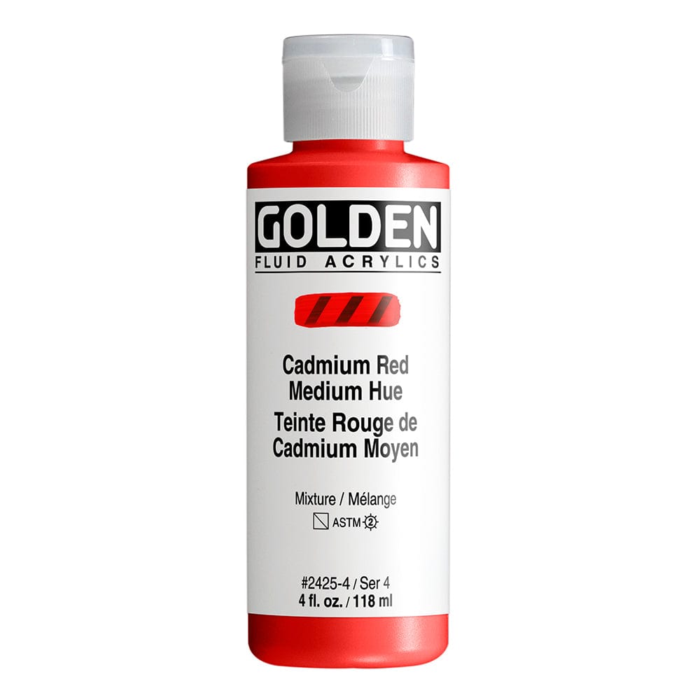 Golden Fluid 118ml Cadmium Red Medium Hue