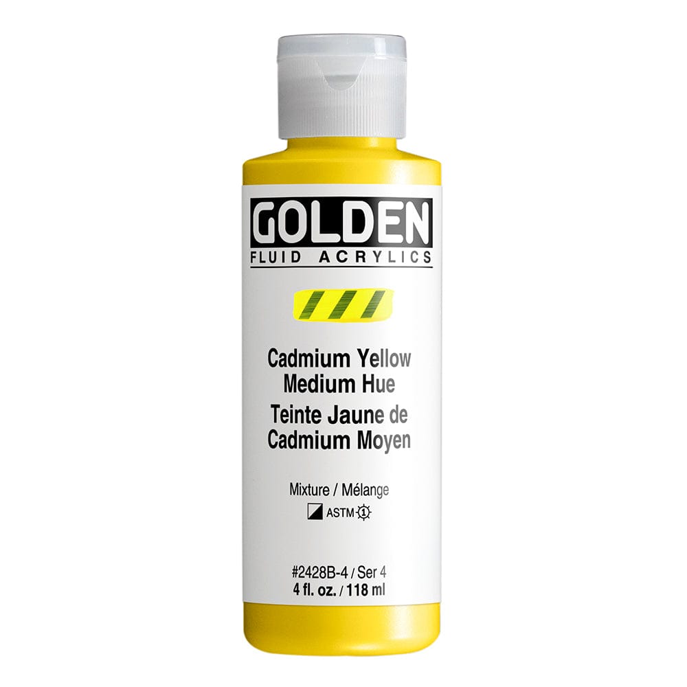 Golden Fluid 118ml Cadmium Yellow Medium Hue