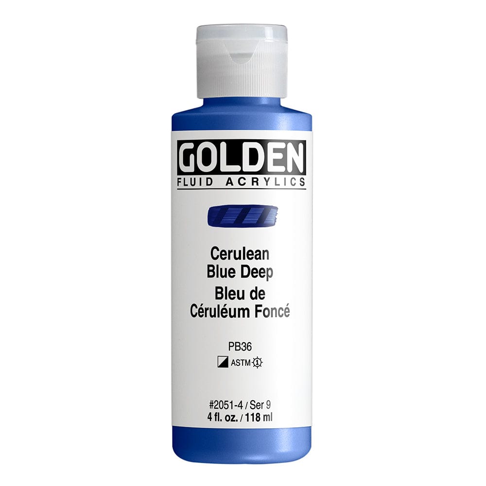 Golden Fluid 118ml Cerulean Blue Deep
