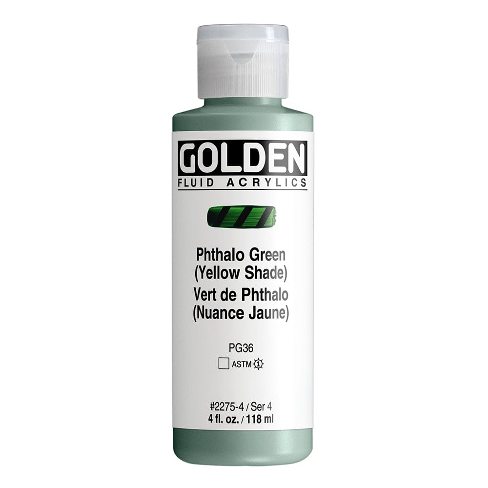 Golden Fluid 118ml Phthalo Green (Yellow Shade)