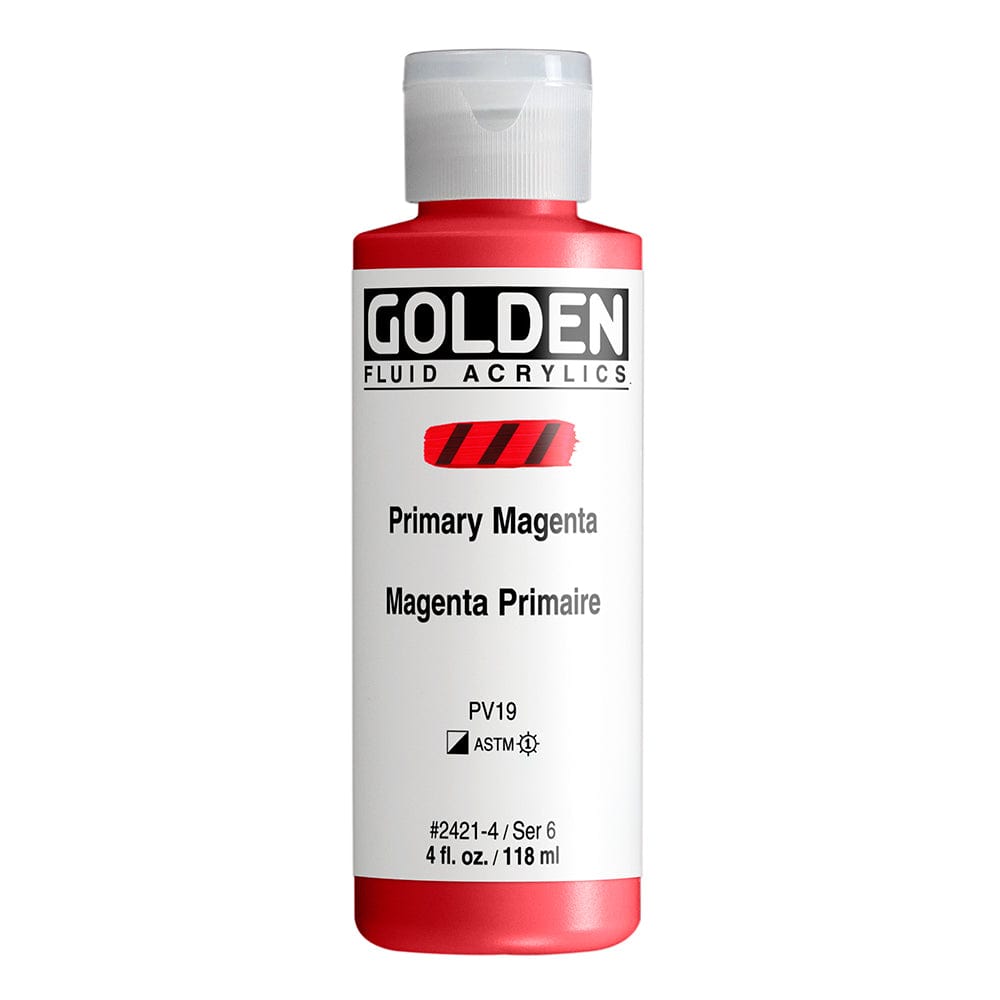 Golden Fluid 118ml Primary Magenta