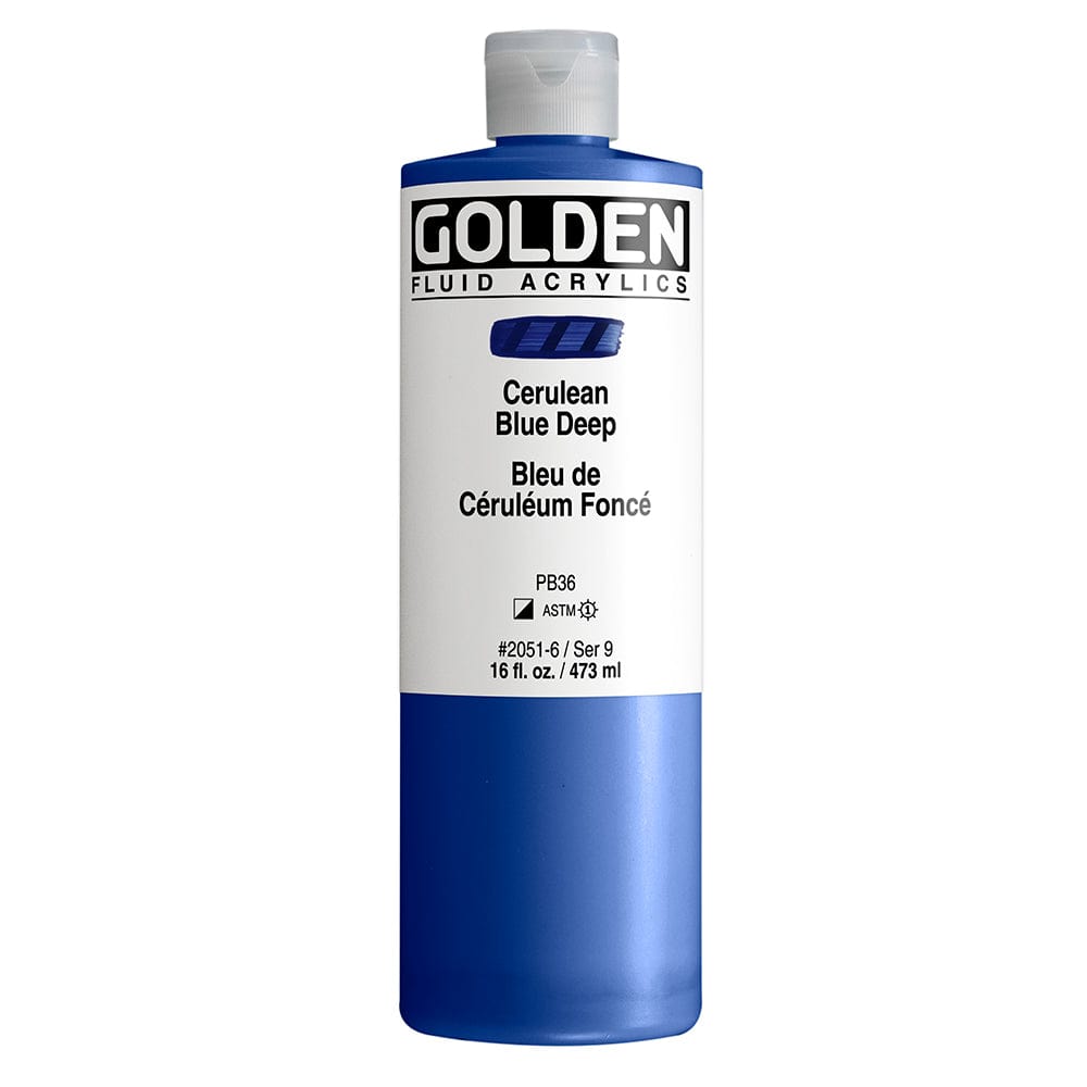 Golden Fluid 473ml Cerulean Blue Deep