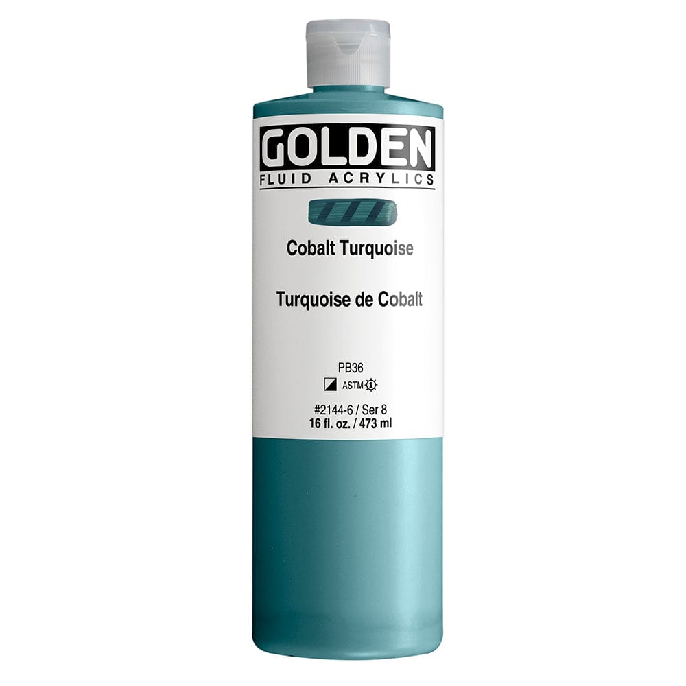 Golden Fluid 473ml Cobalt Turquoise