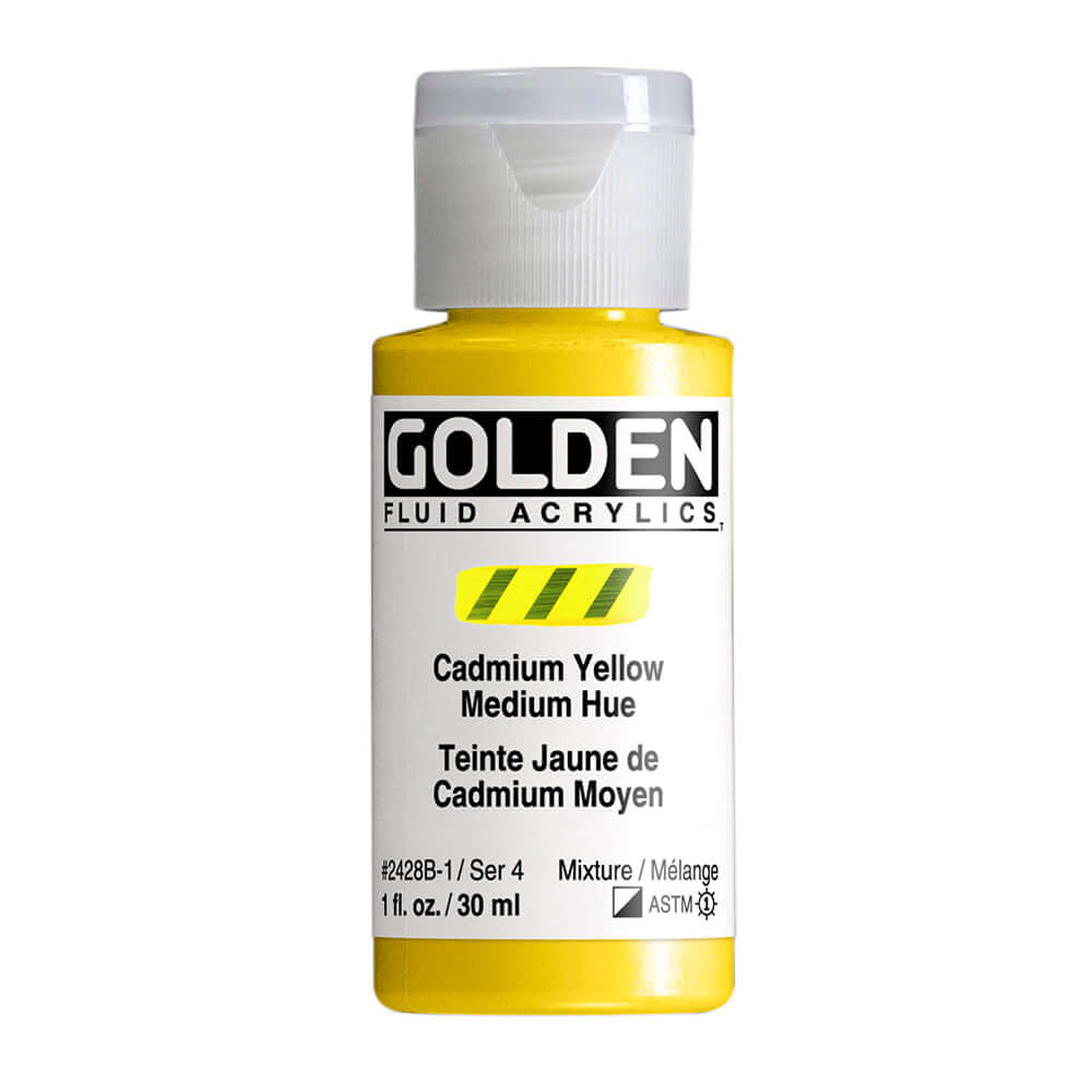 Golden Fluid Cadmium Yellow Medium Hue
