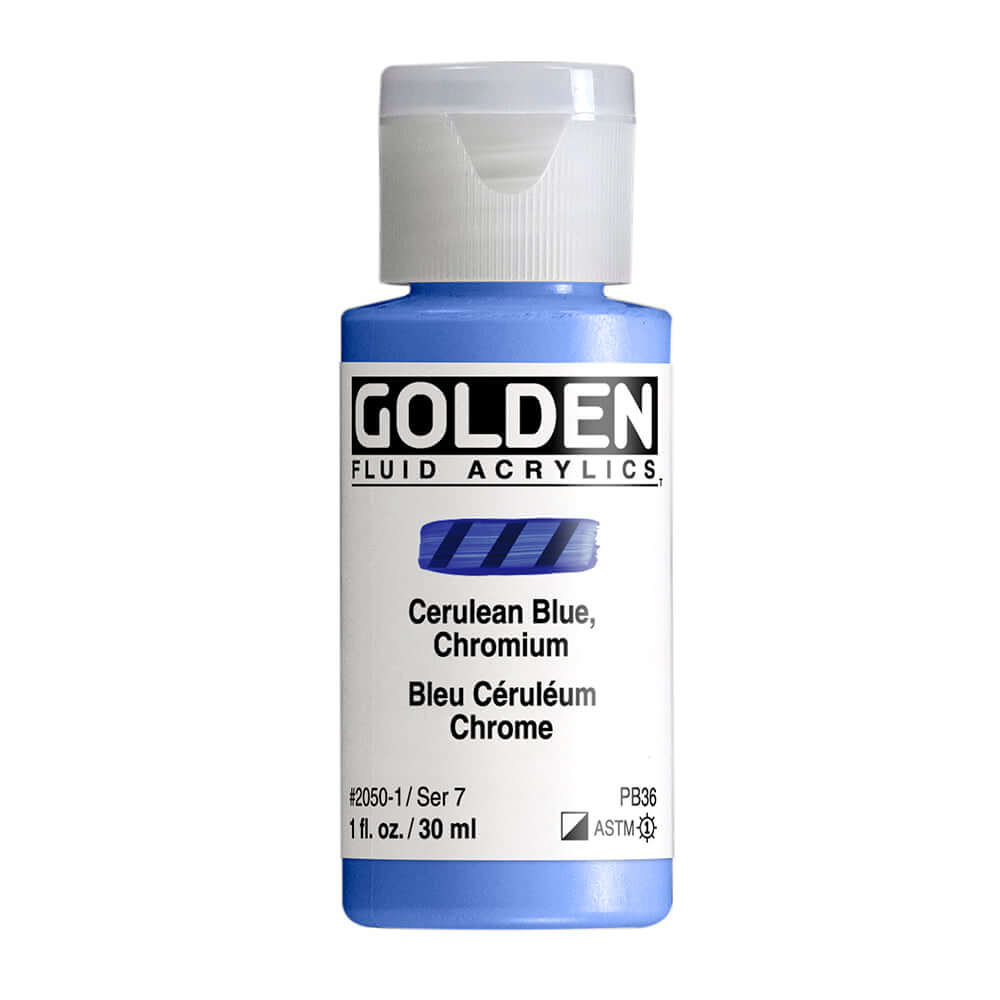 Golden Fluid Cerulean Blue, Chromium