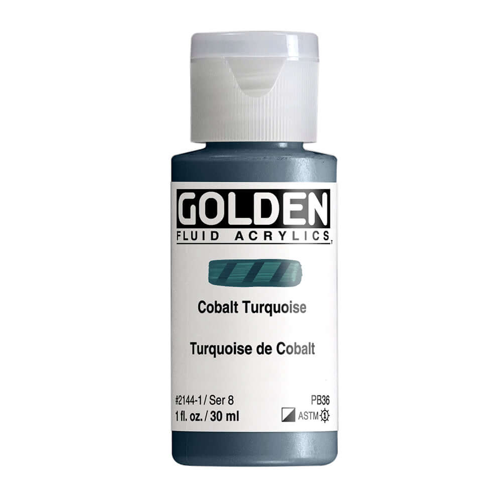 Golden Fluid Cobalt Turquoise