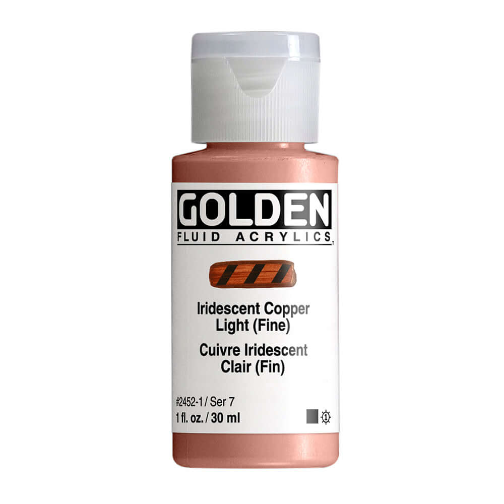 Golden Fluid Iridescent Copper Light (Fine)