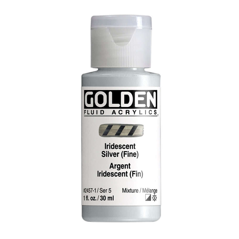 Golden Fluid Iridescent Silver (Fine)
