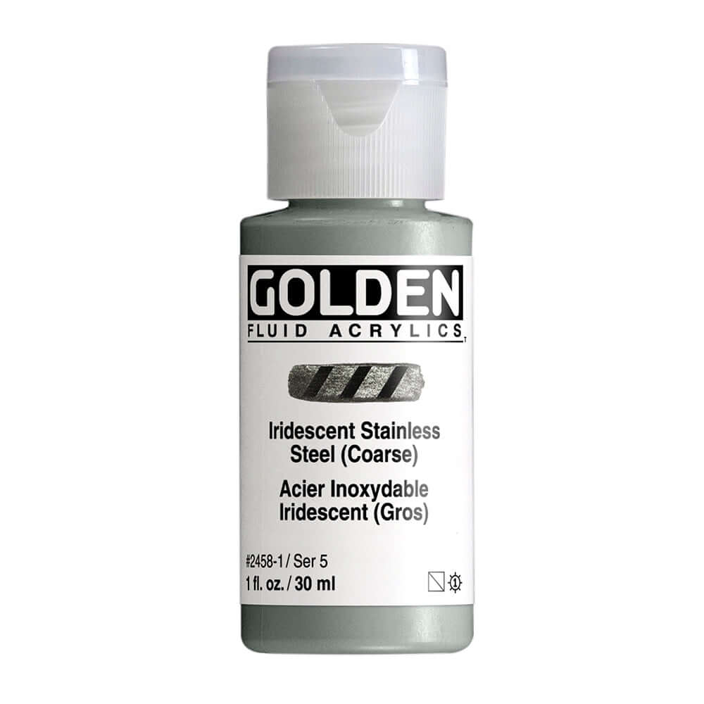 Golden Fluid Iridescent Stainless Steel (Coarse)