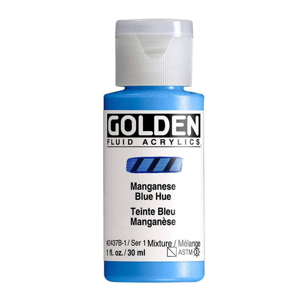 Golden Fluid Manganese Blue Hue