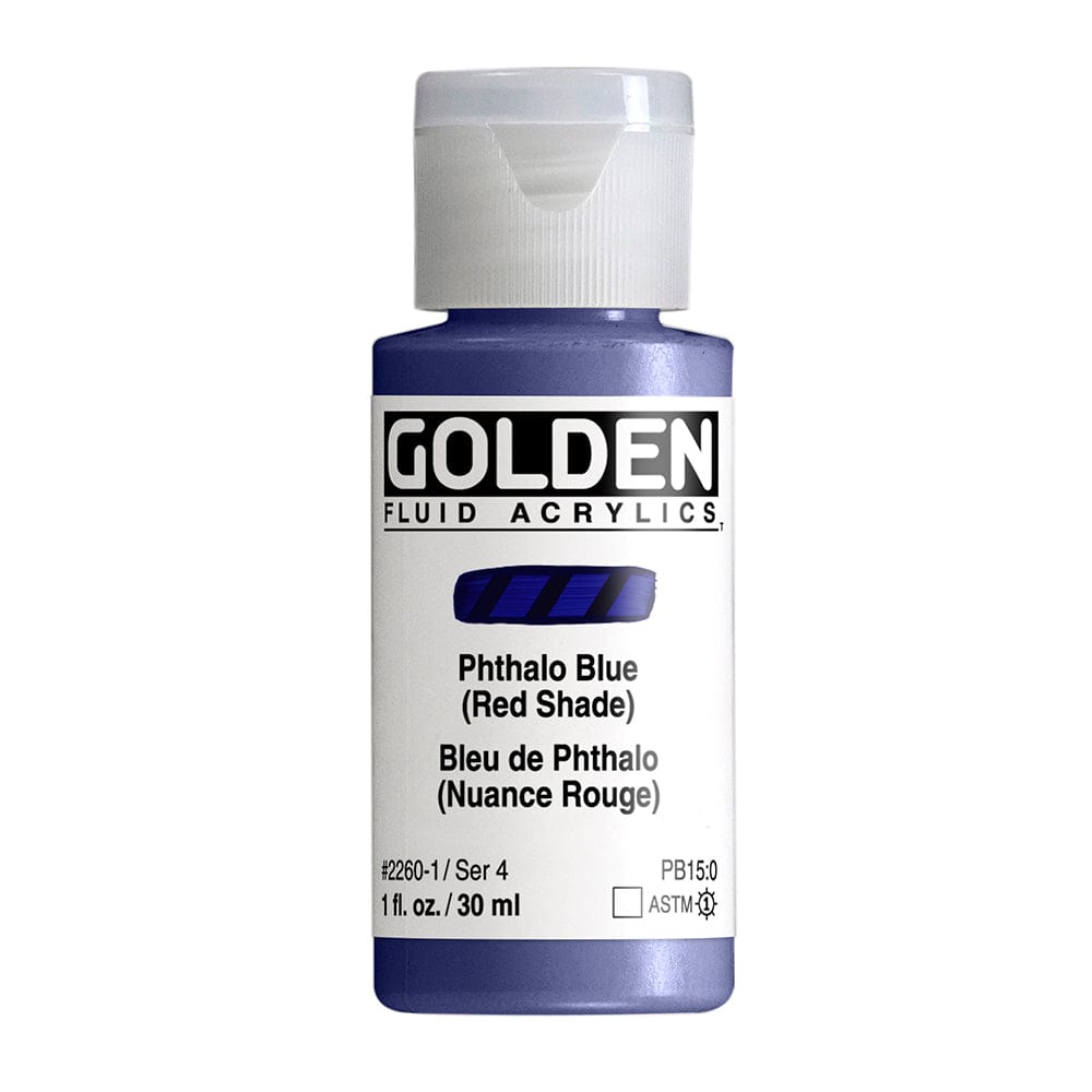 Golden Fluid Phthalo Blue (Red Shade)