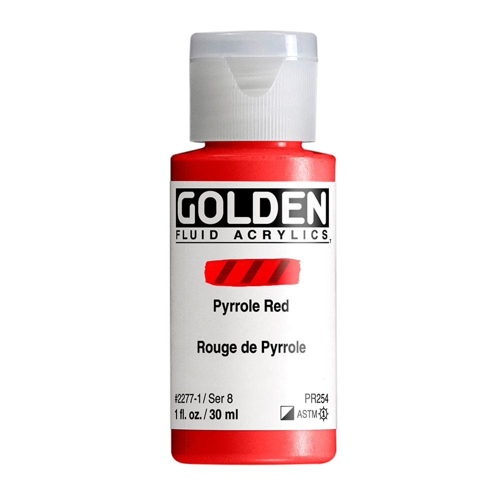 Golden Fluid Pyrrole Red