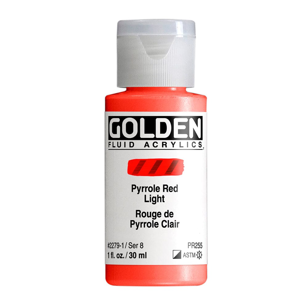 Golden Fluid Pyrrole Red Light
