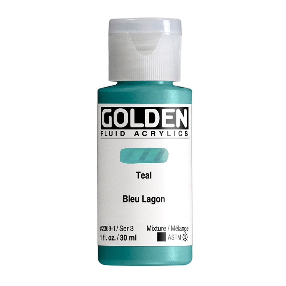 Golden Fluid Teal