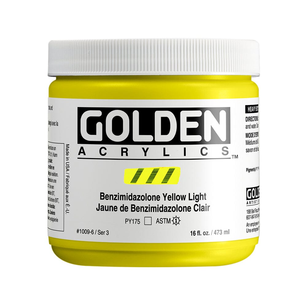 Golden Heavy Body 473ml Benzimidazolone Yellow Light