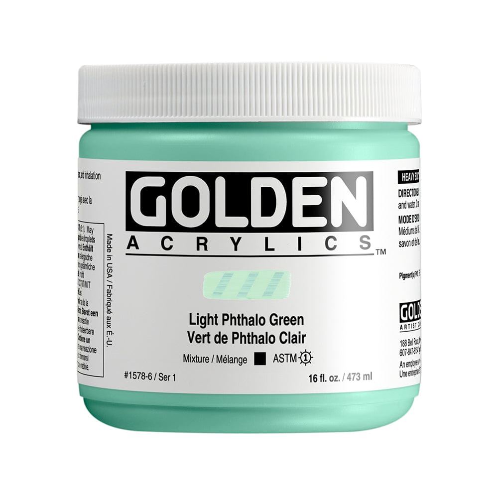 Golden Heavy Body 473ml Light Phthalo Green