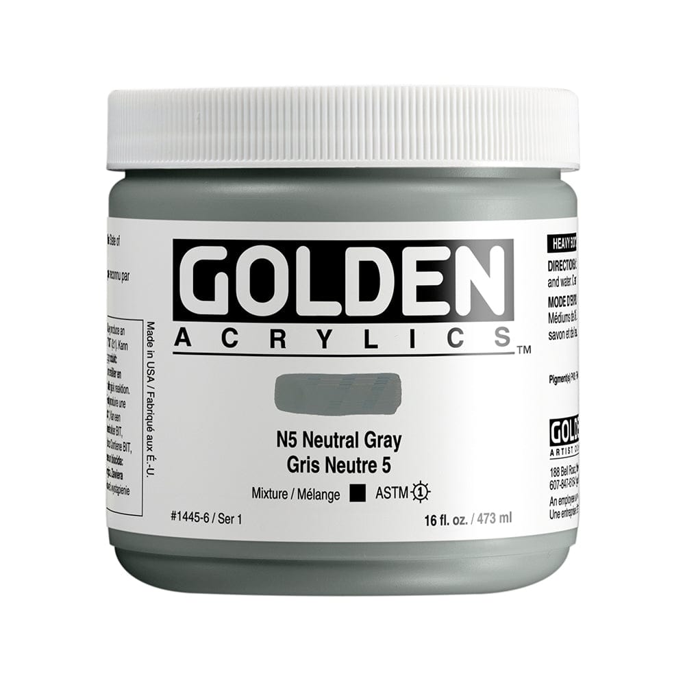 Golden Heavy Body 473ml N5 Neutral Gray