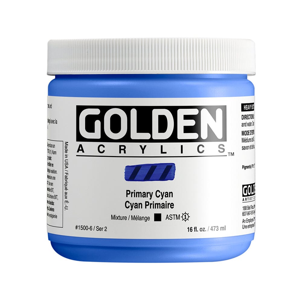 Golden Heavy Body 473ml Primary Cyan