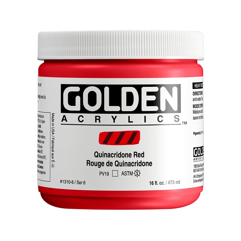 Golden Heavy Body 473ml Quinacridone Red