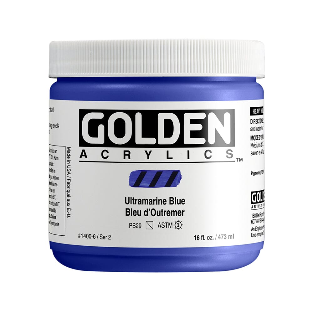 Golden Heavy Body 473ml Ultramarine Blue