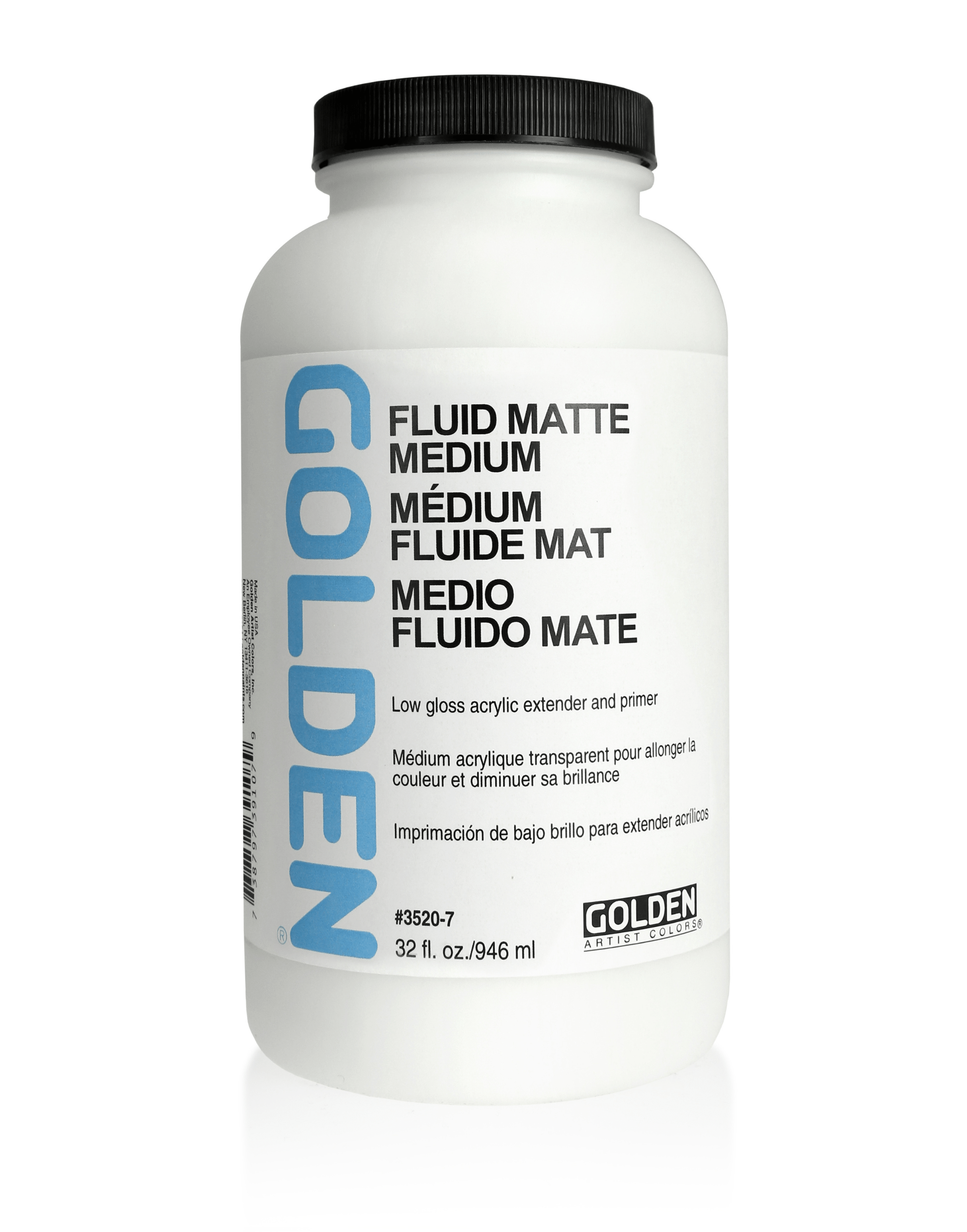 Golden Malemiddel 946 ml Golden Fluid Matte Medium