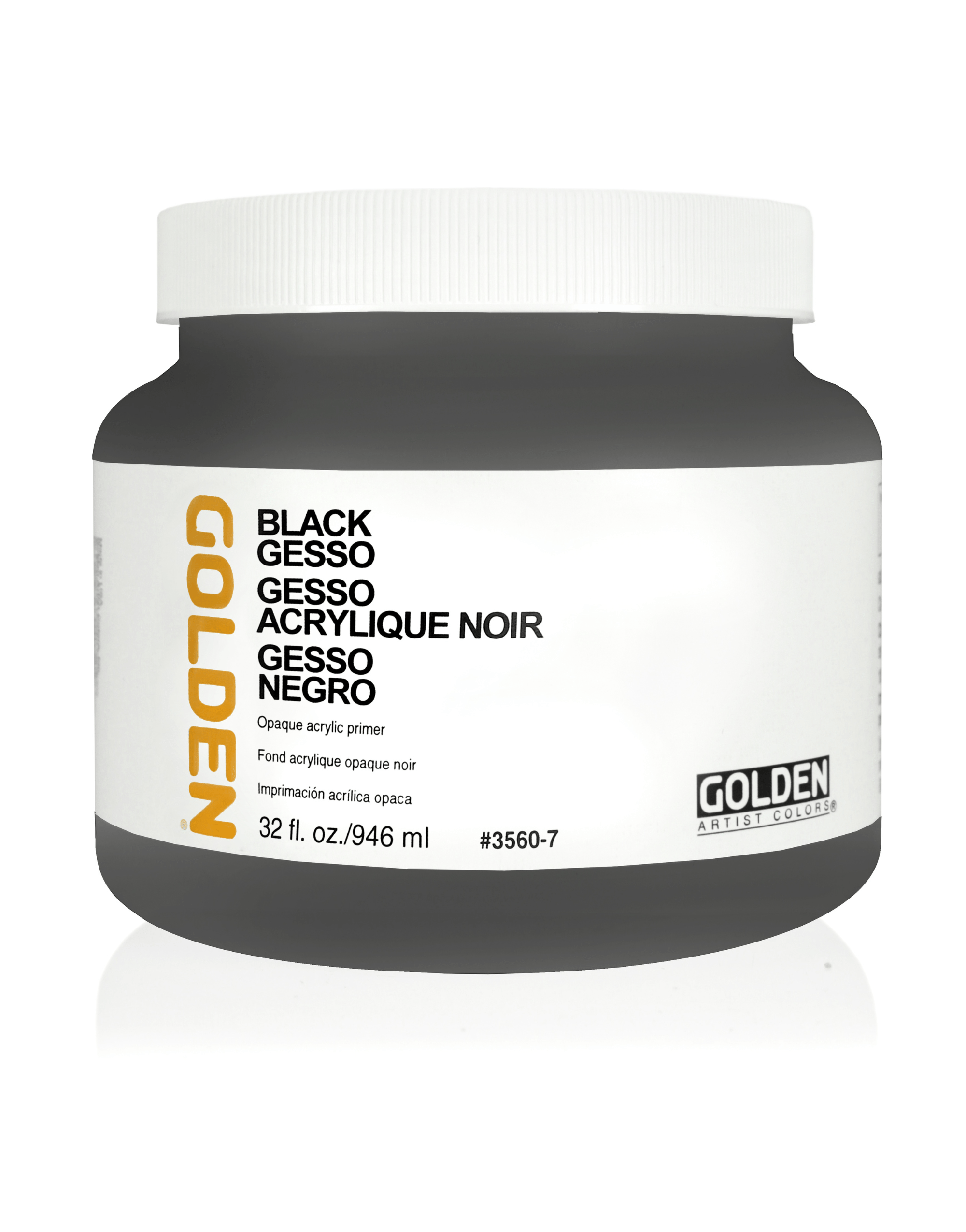 Golden Malemiddel 946ml Golden Black Gesso