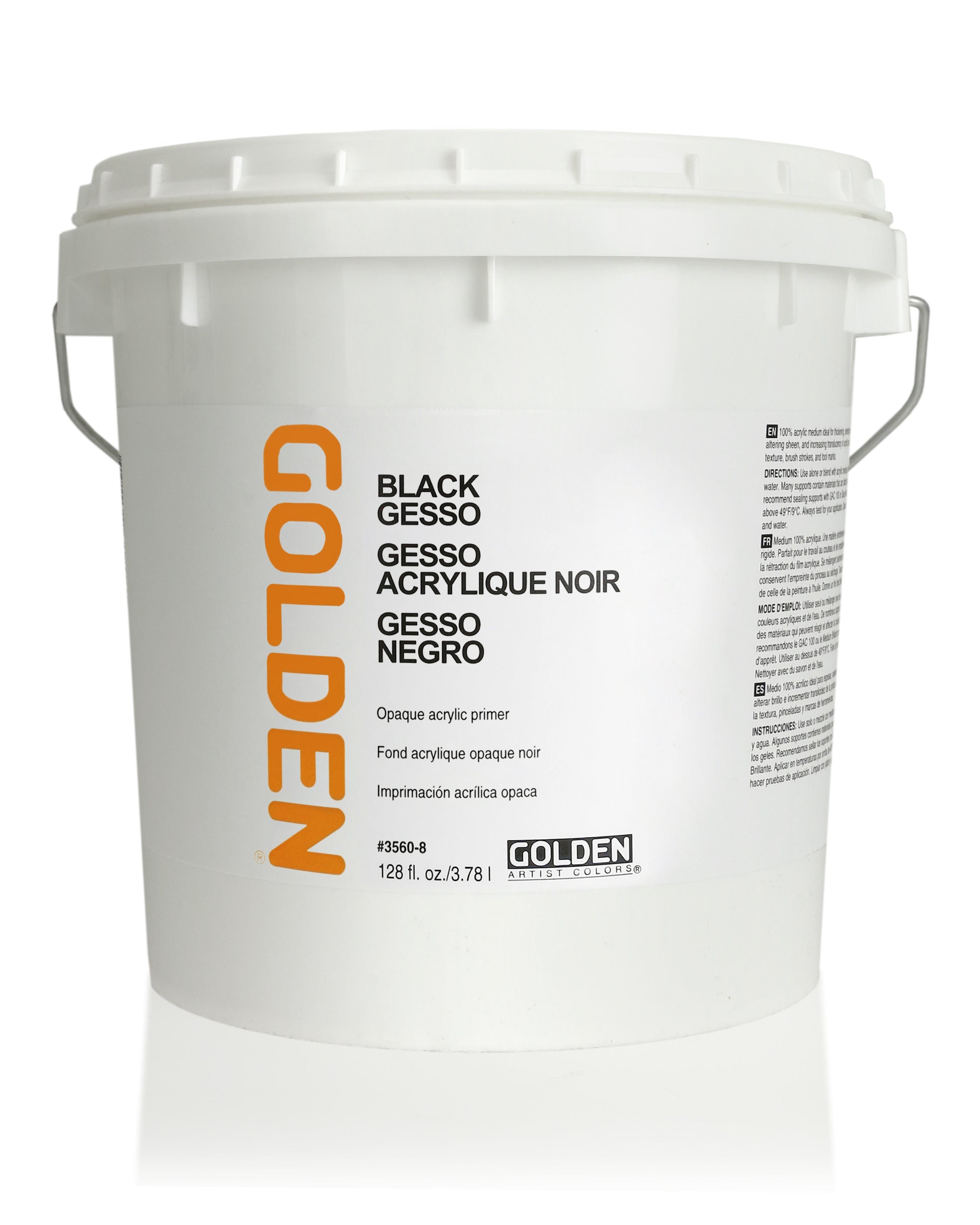 Golden Malemiddel Golden Black Gesso