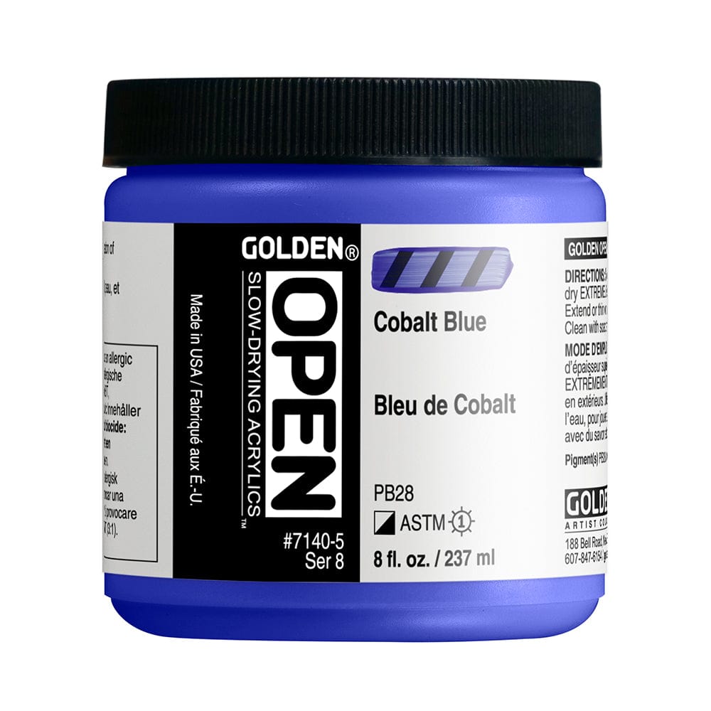 Golden Open 236ml Cobalt Blue