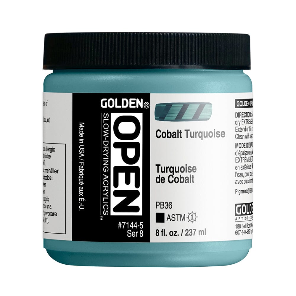 Golden Open 236ml Cobalt Turquoise