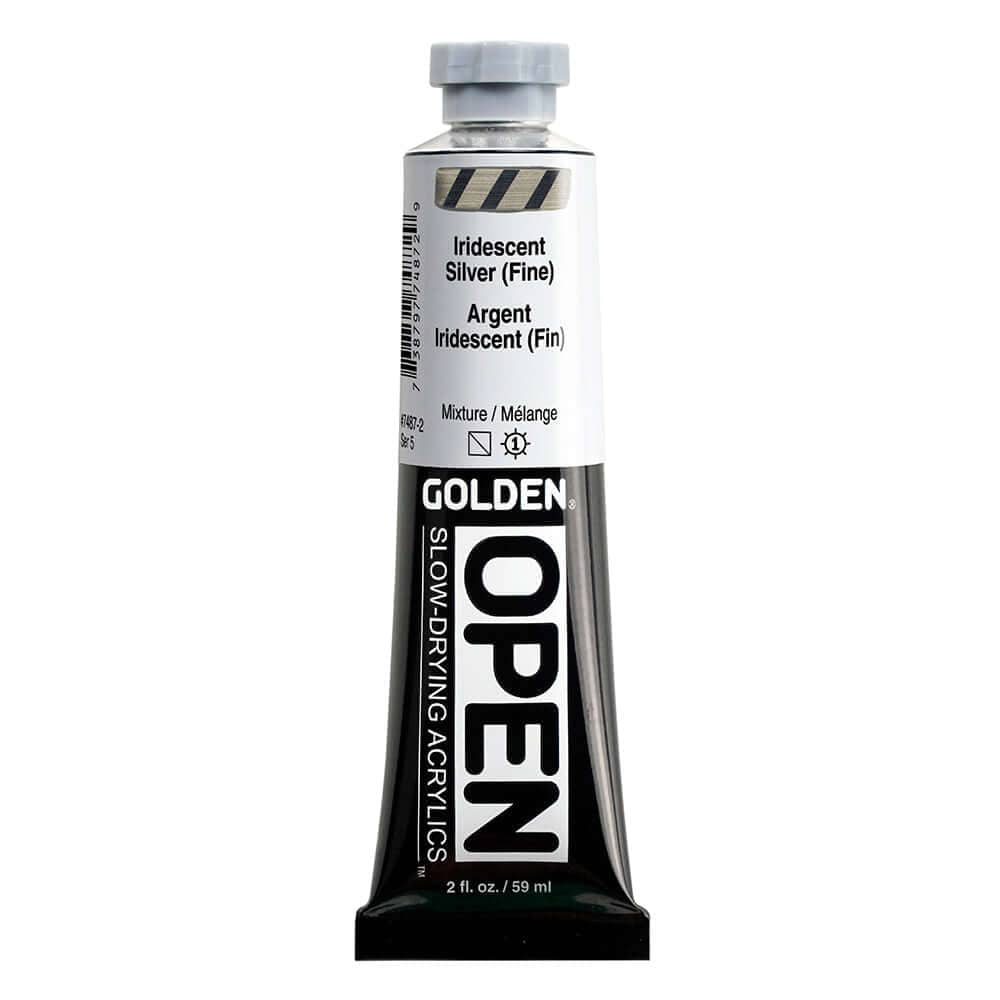 Golden Open Iridescent Silver (Fine)