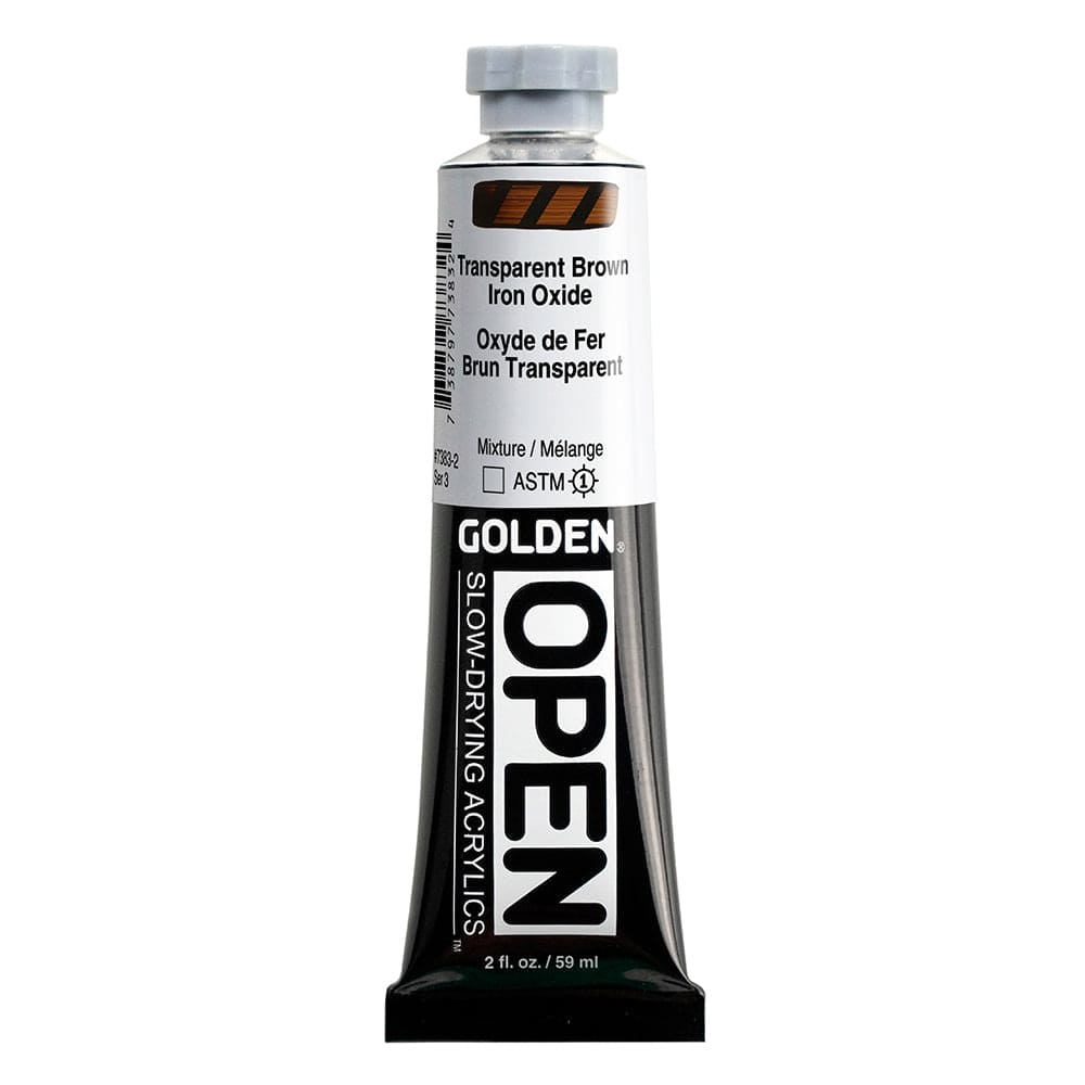 Golden Open Transparent Brown Iron Oxide