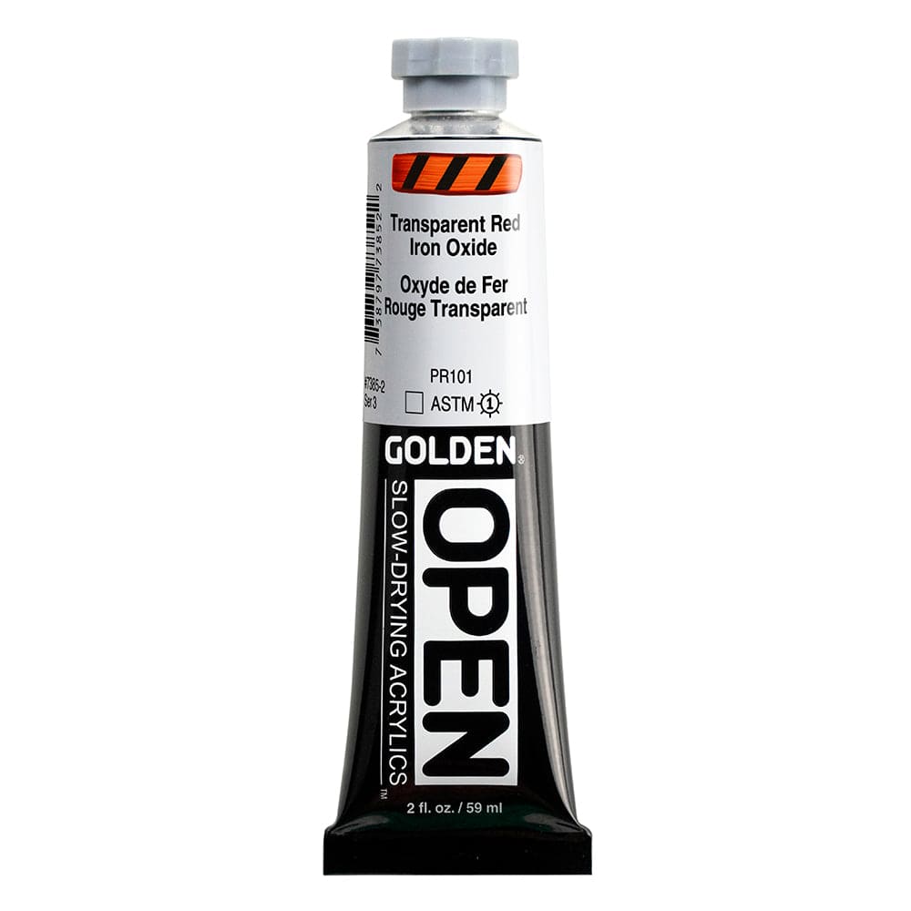 Golden Open Transparent Red Iron Oxide