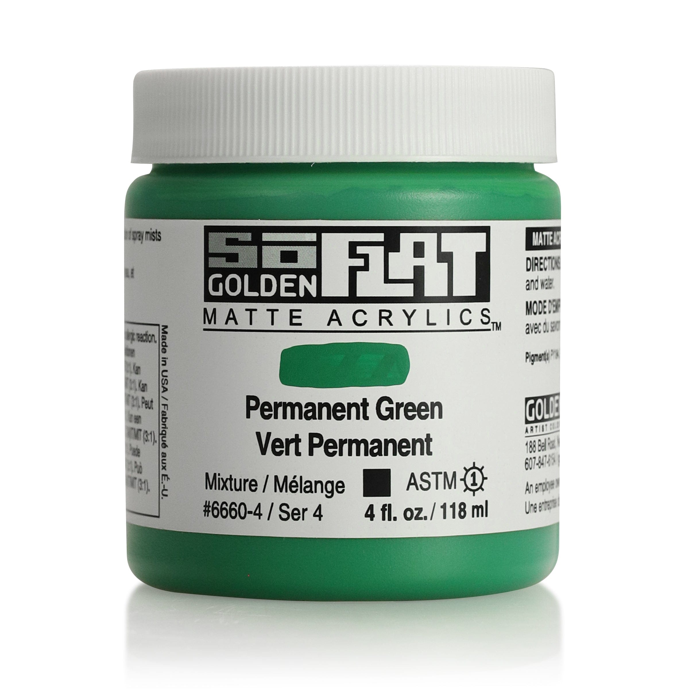 Golden SoFlat 118 ml Permanent Green