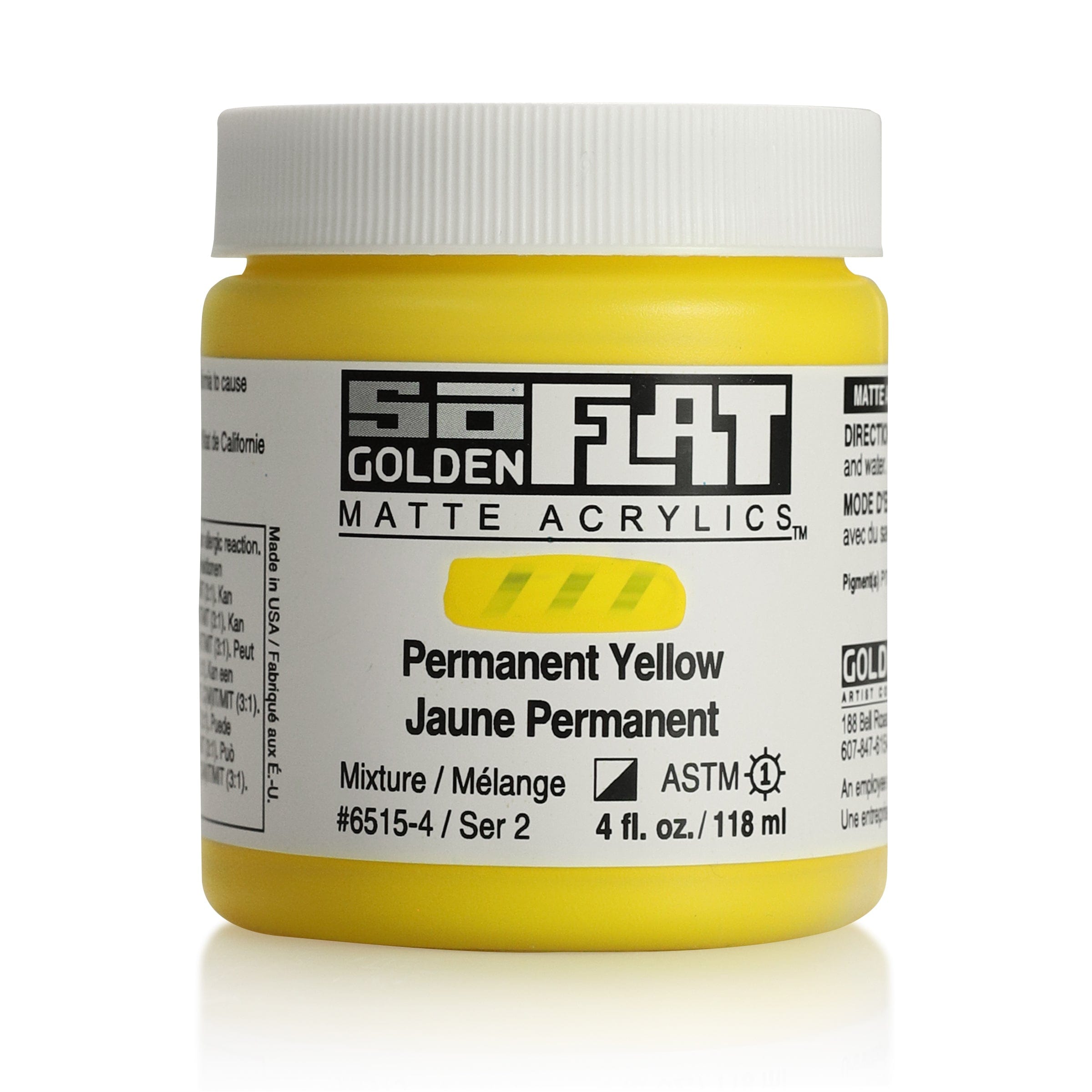 Golden SoFlat 118 ml Permanent Yellow