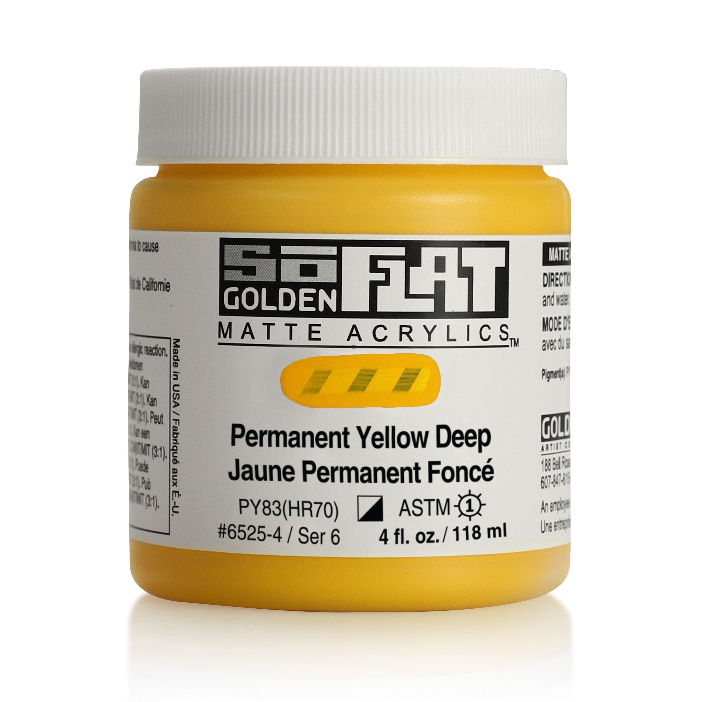 Golden SoFlat 118 ml Permanent Yellow Deep