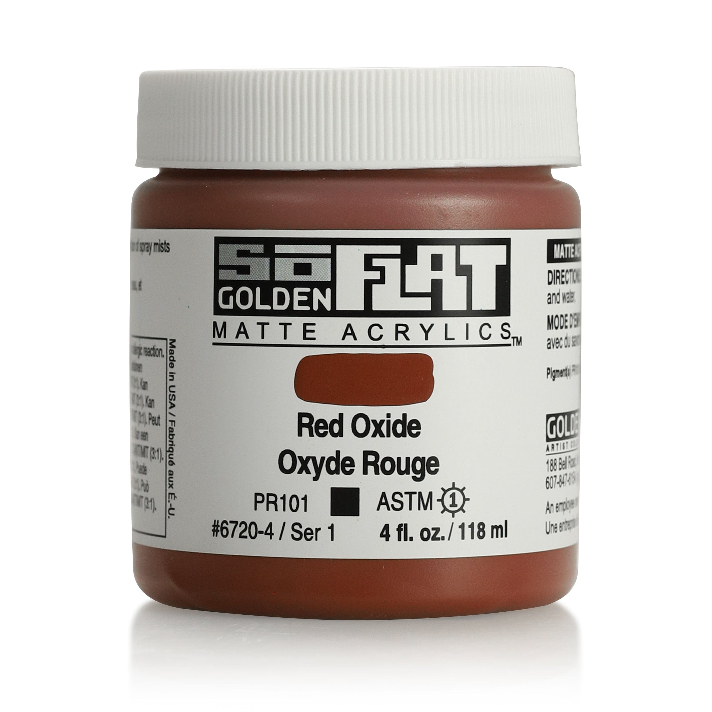 Golden SoFlat 118 ml Red Oxide