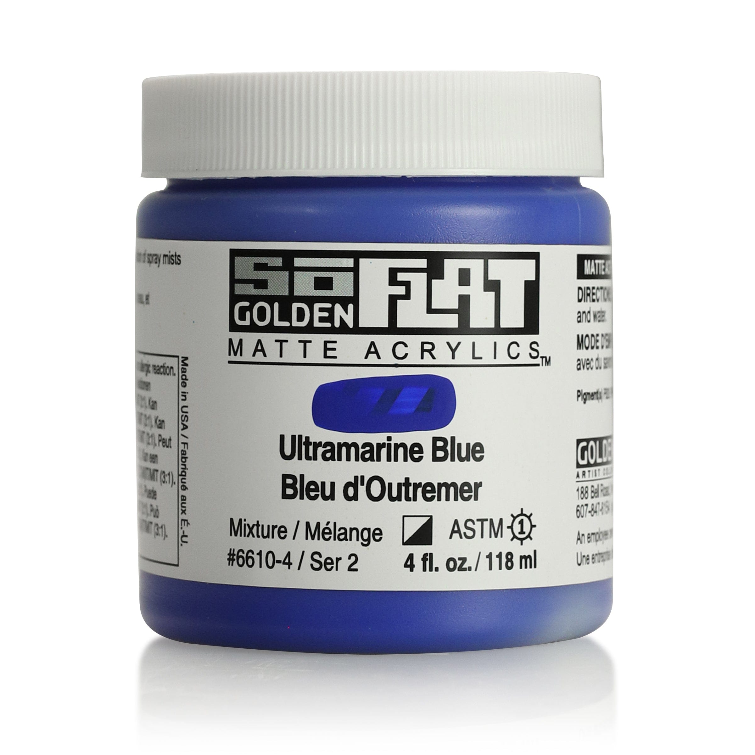 Golden SoFlat 118 ml Ultramarine Blue