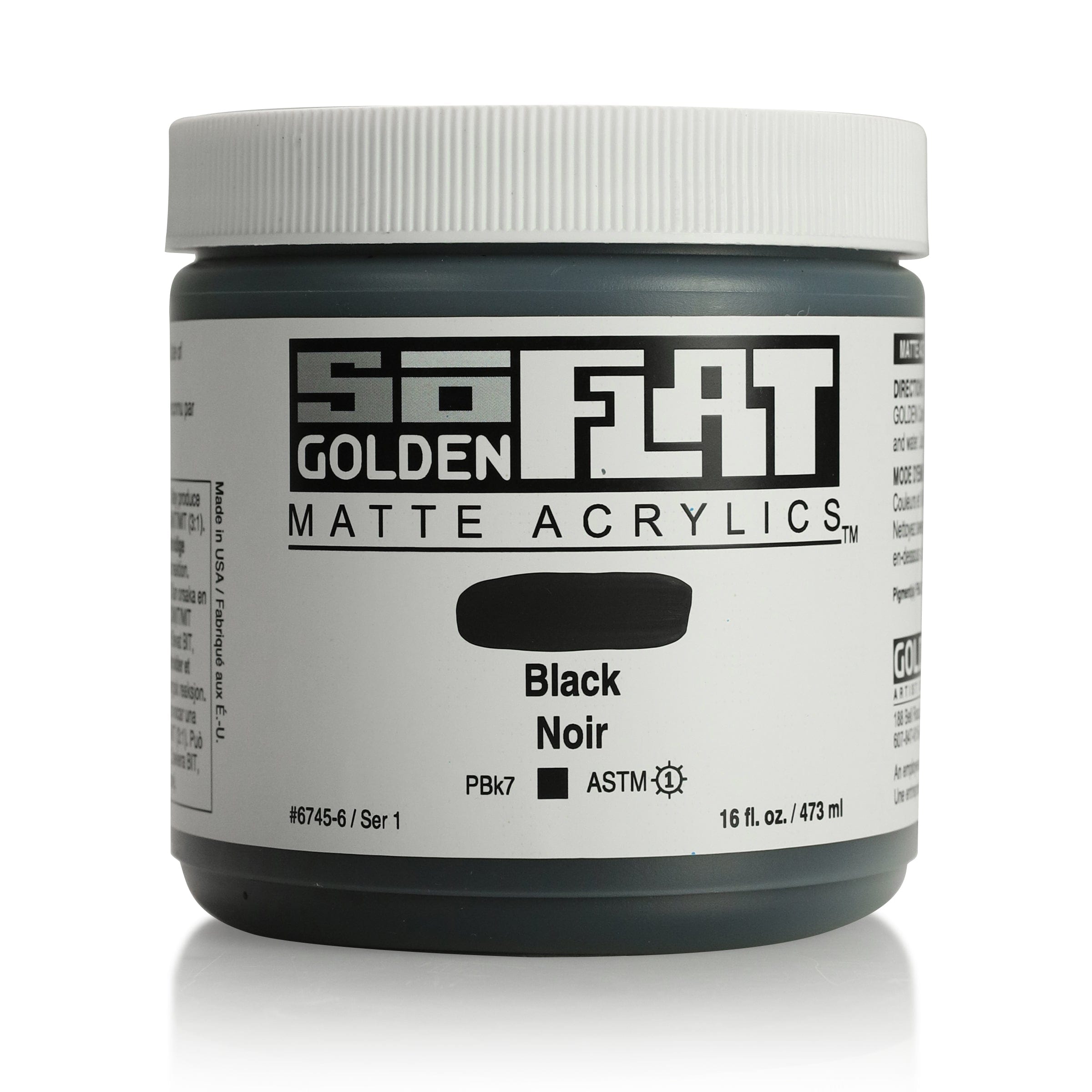 Golden SoFlat 473 ml Black