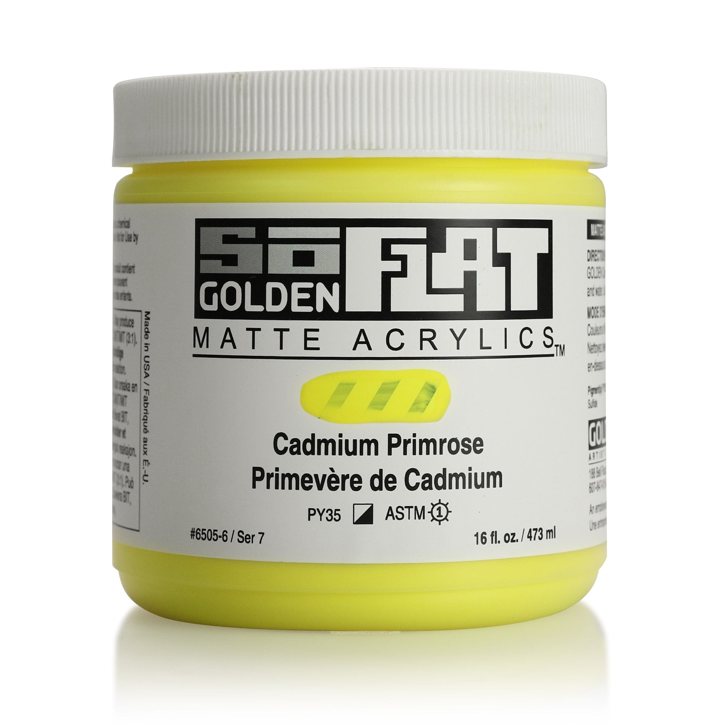 Golden SoFlat 473 ml Cadmium Primrose