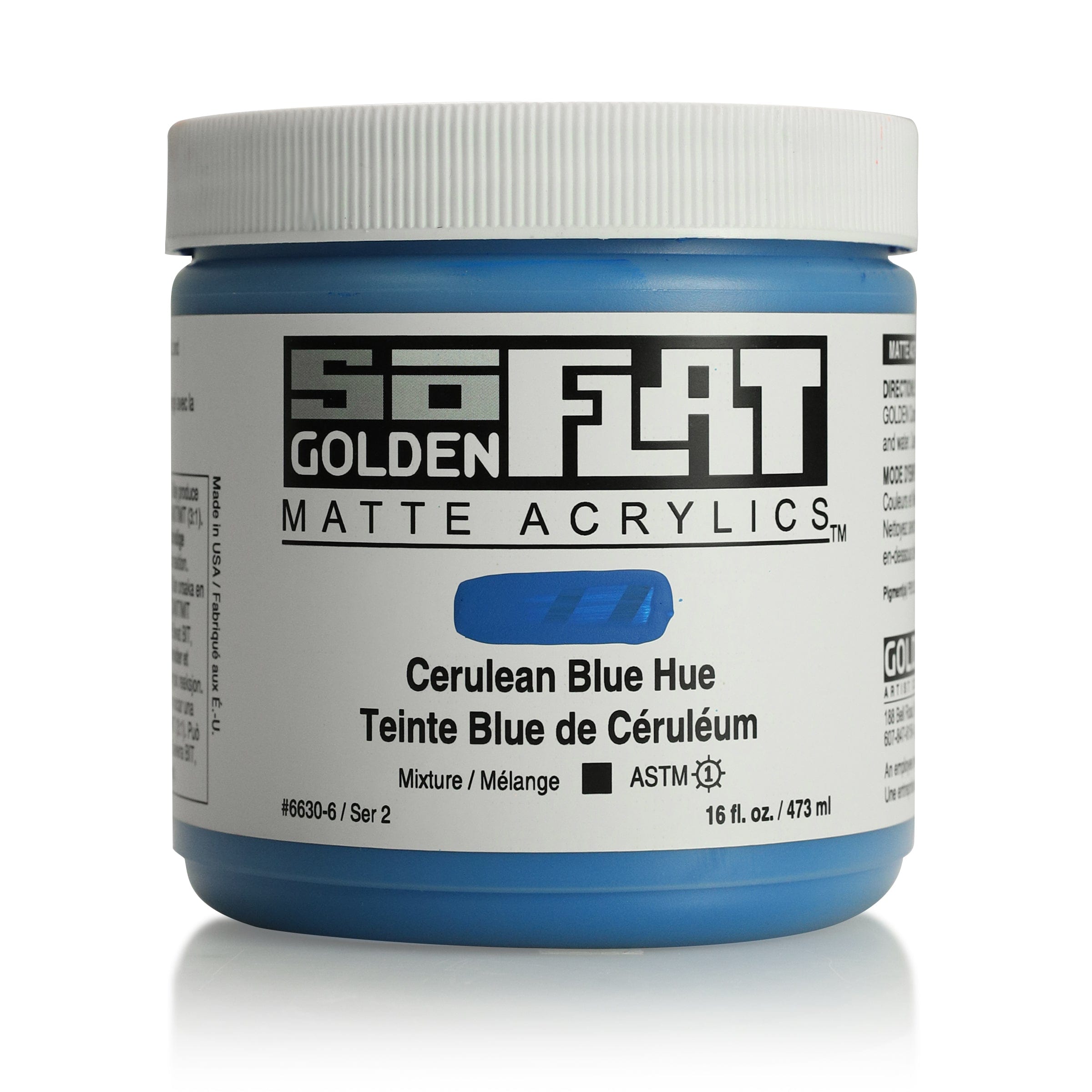 Golden SoFlat 473 ml Cerulean Blue Hue