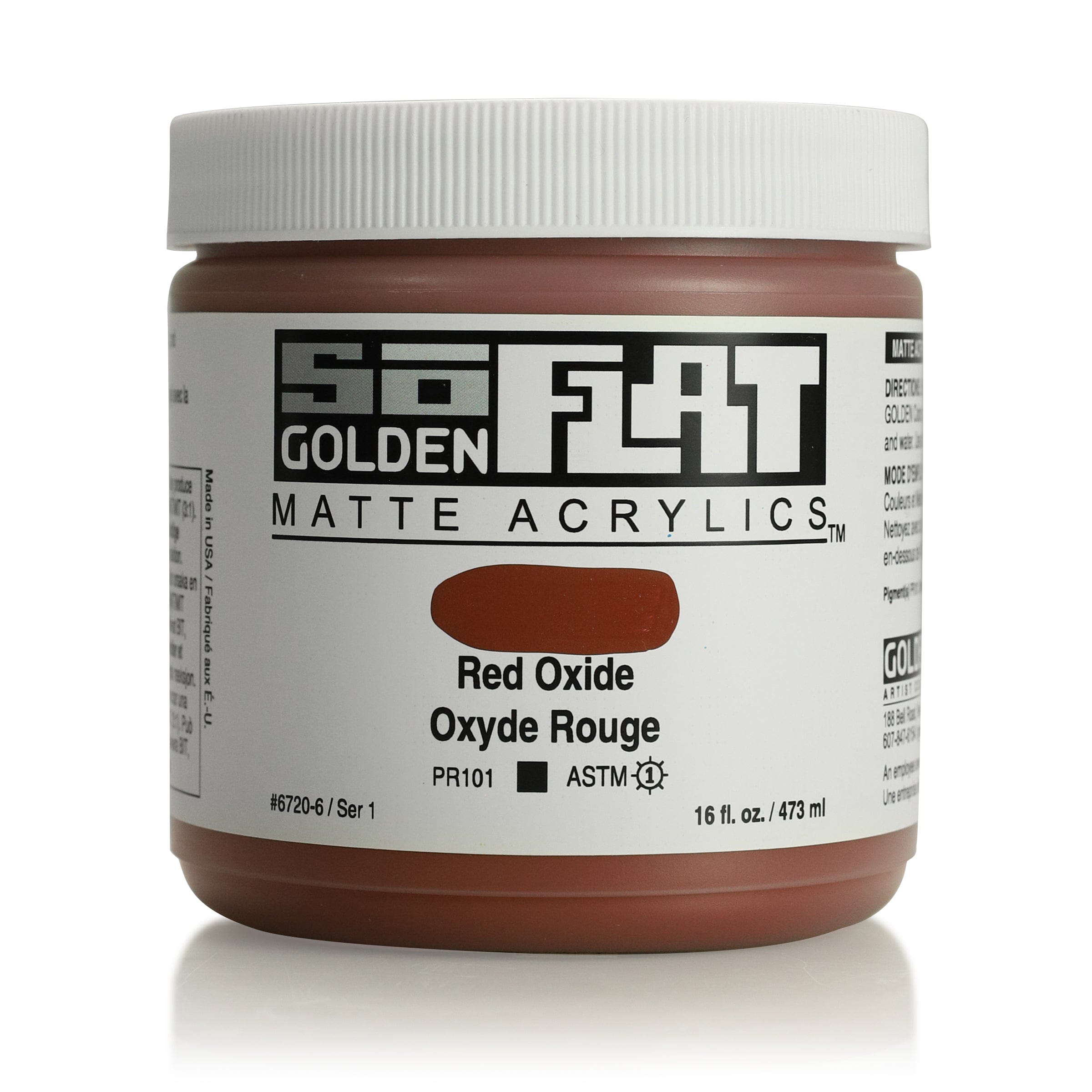 Golden SoFlat 473 ml Red Oxide