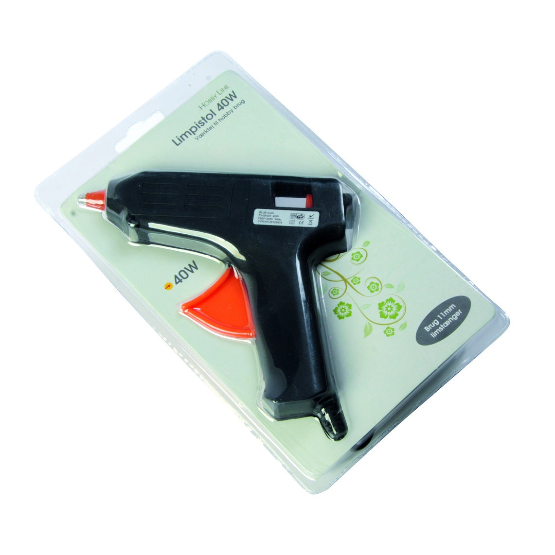 Hobby Line Limpistol Ø11mm 40W Sort