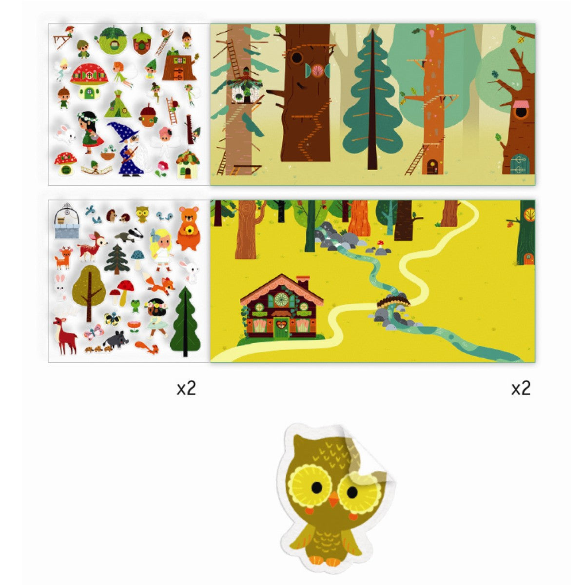 Djeco Sticker Story Magical