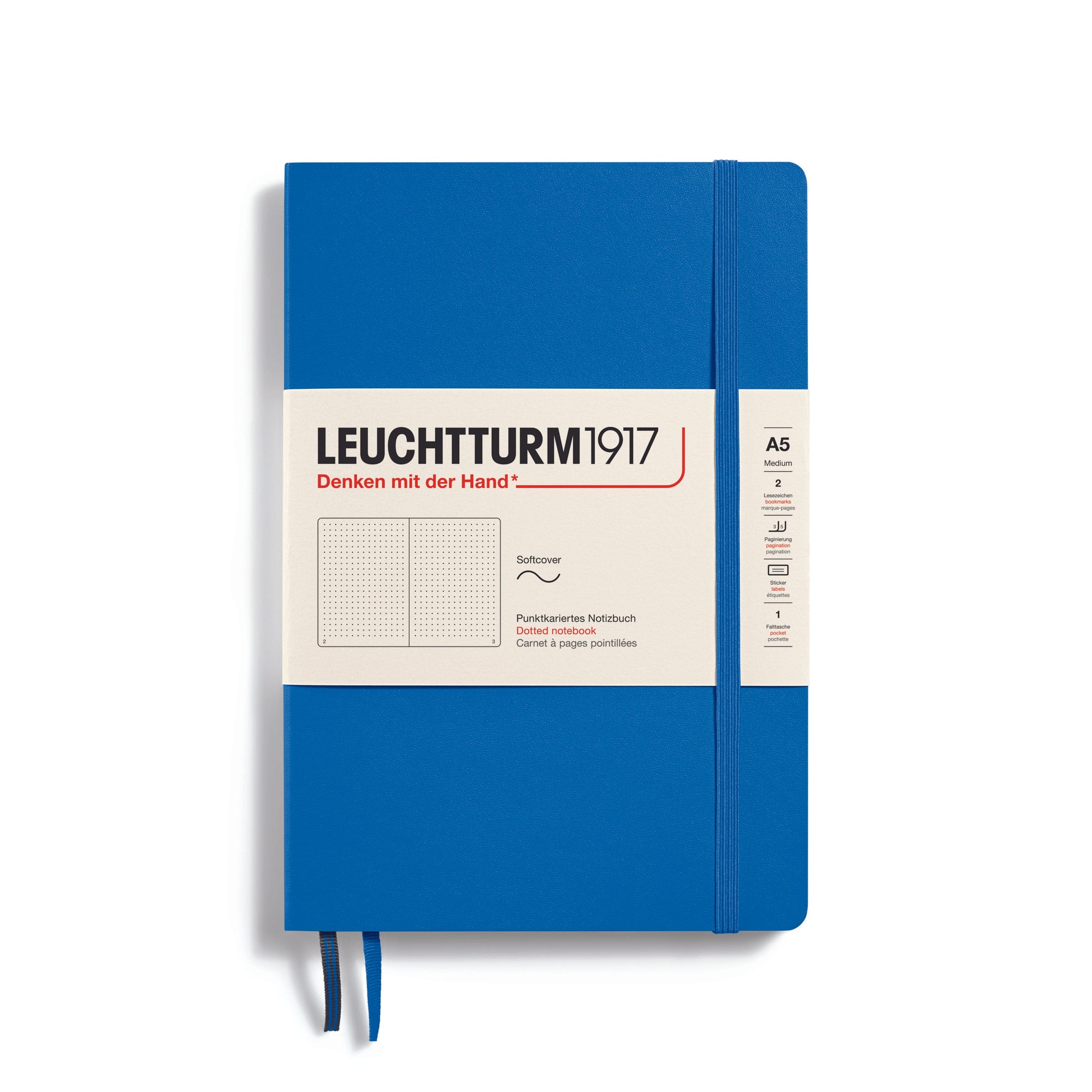 Leuchtturm 1917 Notesbog Leuchtturm1917 Notesbog Softcover A5 121s Sky