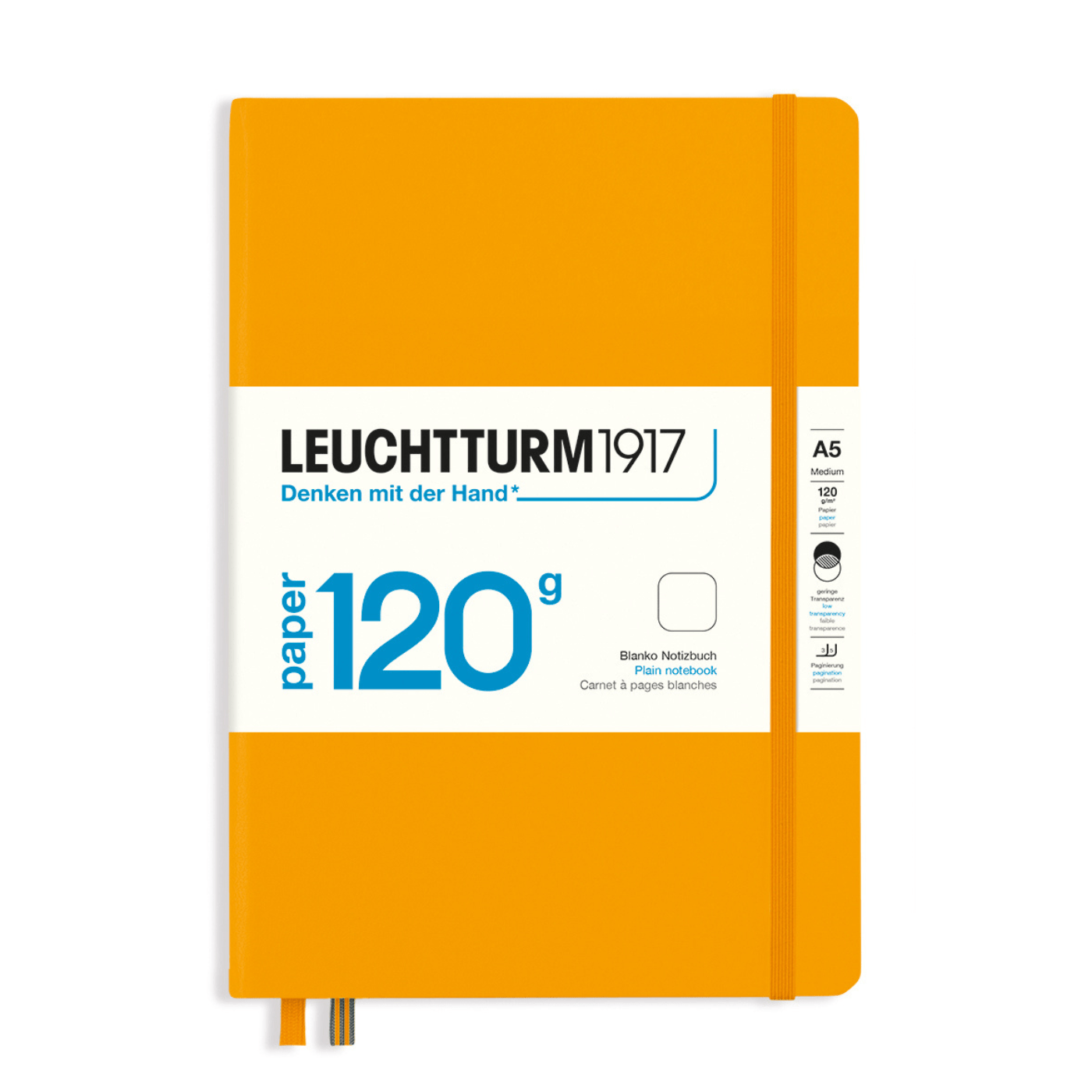 Leuchtturm 1917 Notesbog Leuchtturm1917 Paper 120g Notesbog Hardcover A5 201s Blank Rising Sun