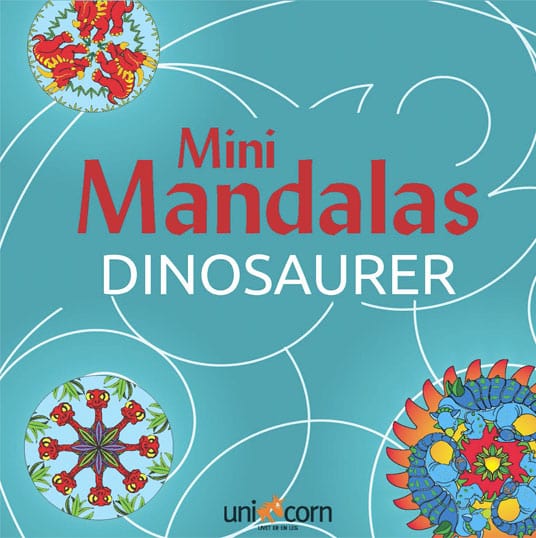 Mandalas Papir Mandalas Mini Dinosaurer