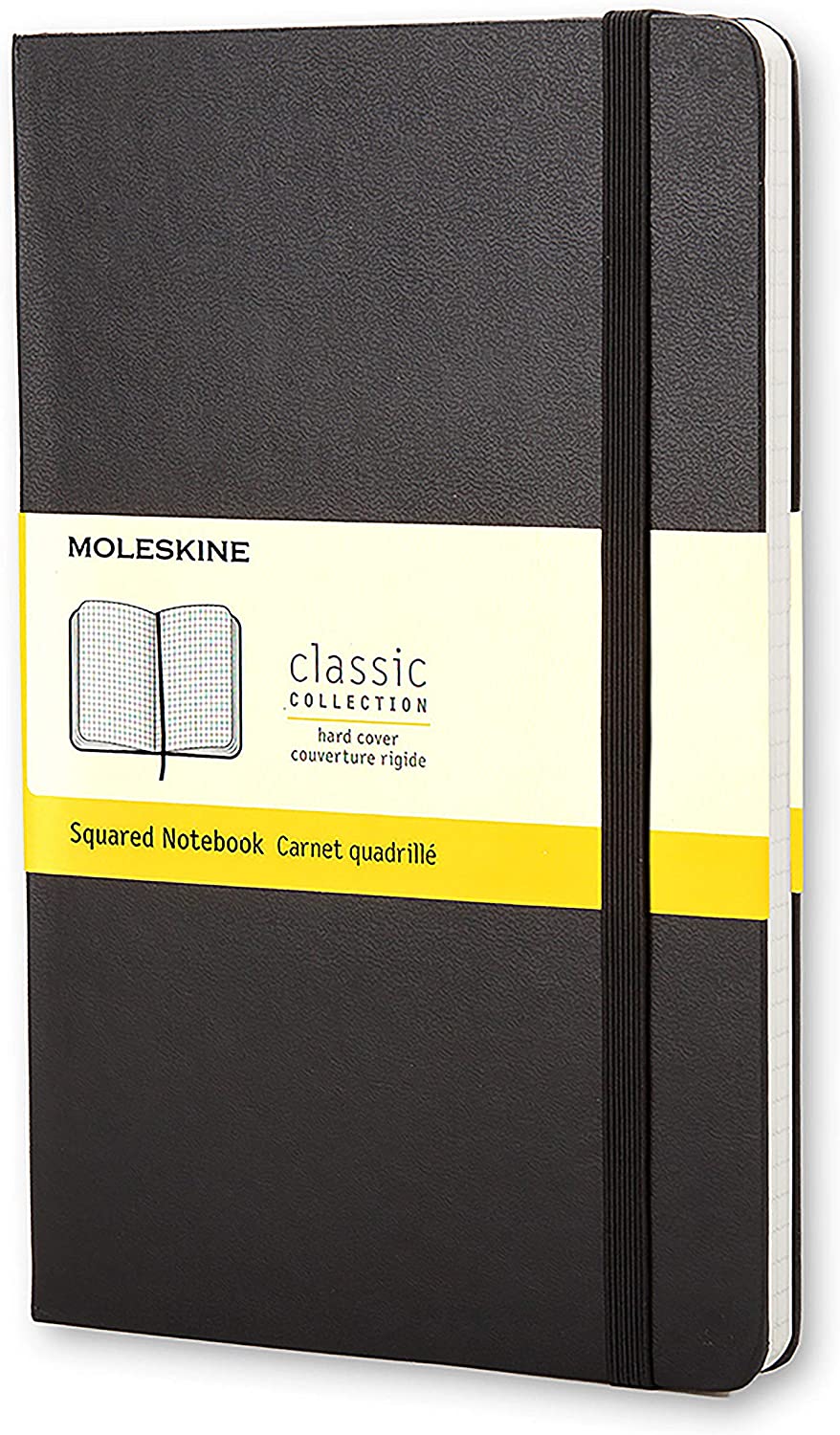 Moleskine Notesbog Pocket / Black / Hardcover Moleskine Classic notesbog - Squared